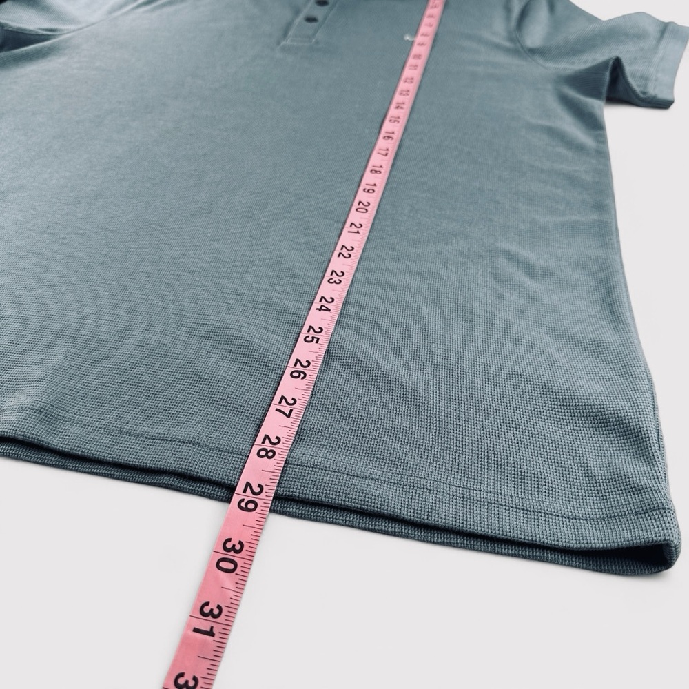 Michael Kors Mens Large Blue Short Sleeve Tipped Collar Polo Shirt NWT - Picture 8 of 10